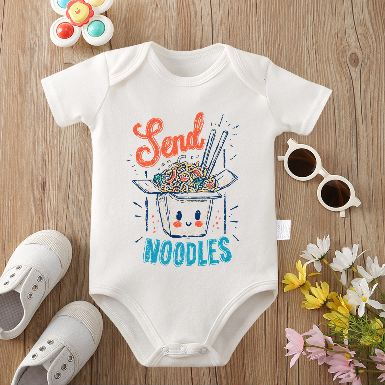 Baby Food Intake - Baju Terusan Katun 100% Motif Makanan