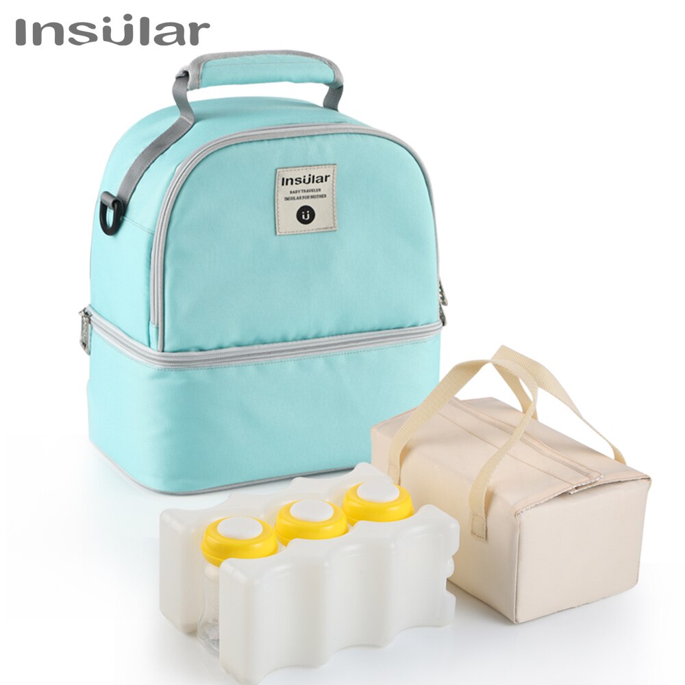 Baby Food Warmer Portable - Ransel Popok Ibu Berinsulasi Termal Portabel