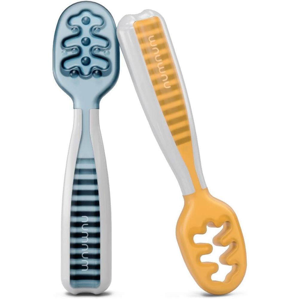 Self Feed Spoon - Set Perlengkapan Makan Bayi, Sendok Silikon