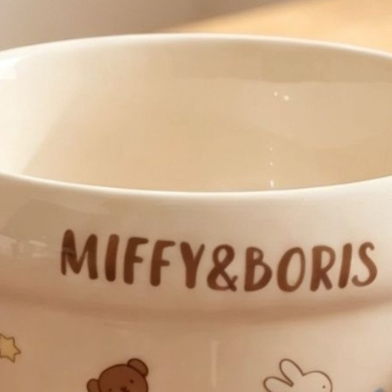 Baby Food In Japan - Mangkuk Keramik Baru Kartun Kawaii Miffy,