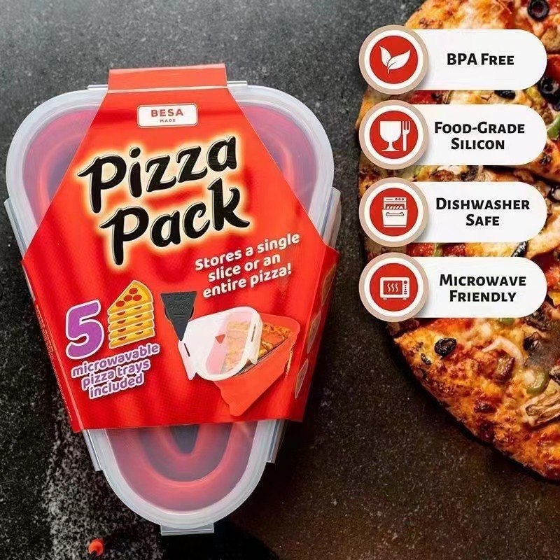 Baby Food Intake - Kotak Pizza Lipat Silikon Kelas Makanan