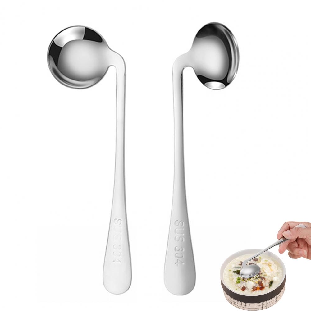 Self Feed Spoon - Sendok Siku Baja Tahan Karat untuk
