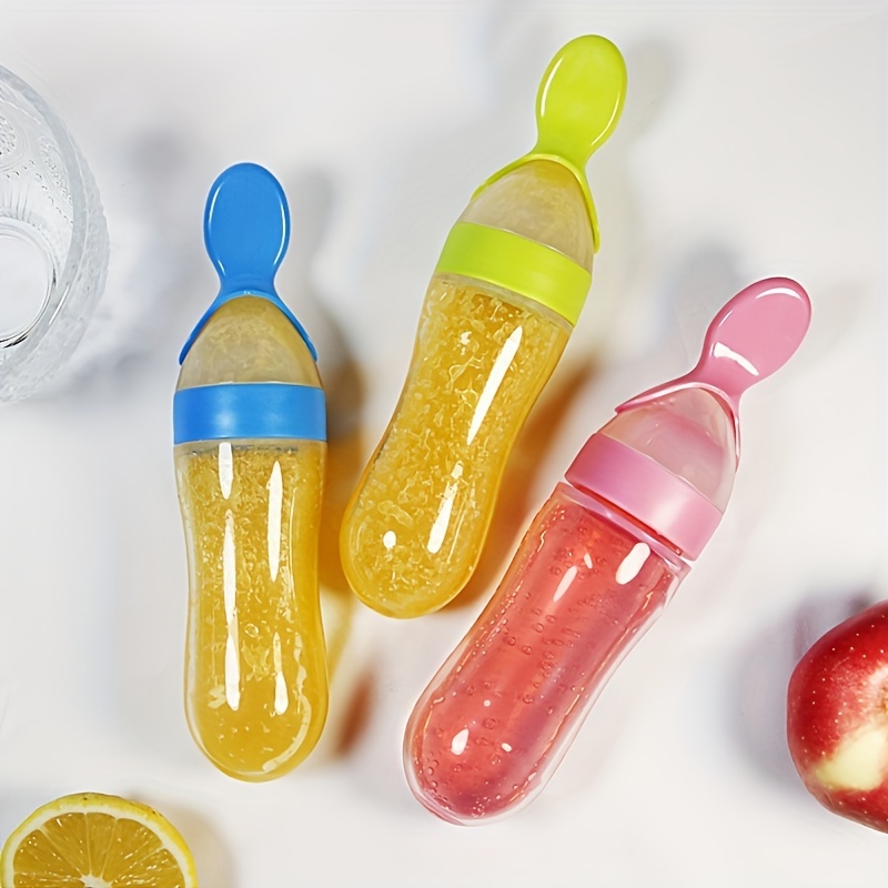 Self Feed Spoon - Botol Silikon untuk Memberi Makan Bayi