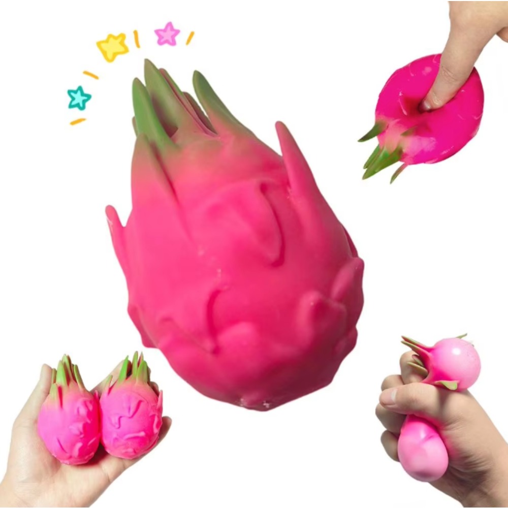 Baby Food Fruits - Bola Squish Buah Naga, Hadiah Squishy