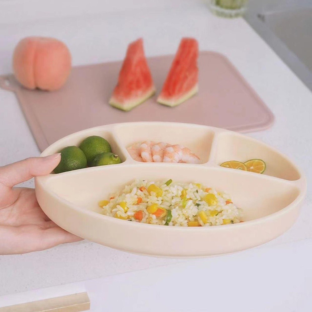 Plate Suction Toddler - Piring Makan Bayi Anti Selip Silikon