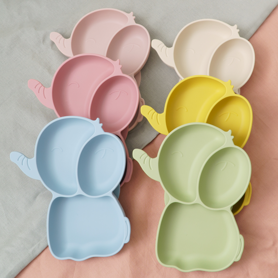 Baby Food Grater - 1 buah piring makan silikon bayi