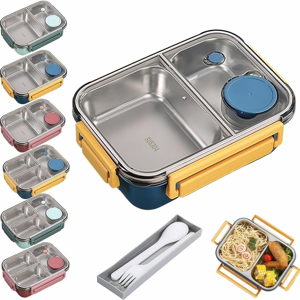 Baby Food Warmer Portable - Kotak Makan Siang Portabel 850Ml untuk