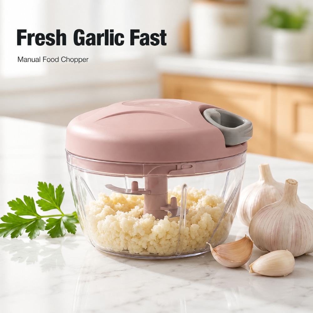 Baby Kitchen Food - Penggiling Bawang Putih Manual dengan Tali