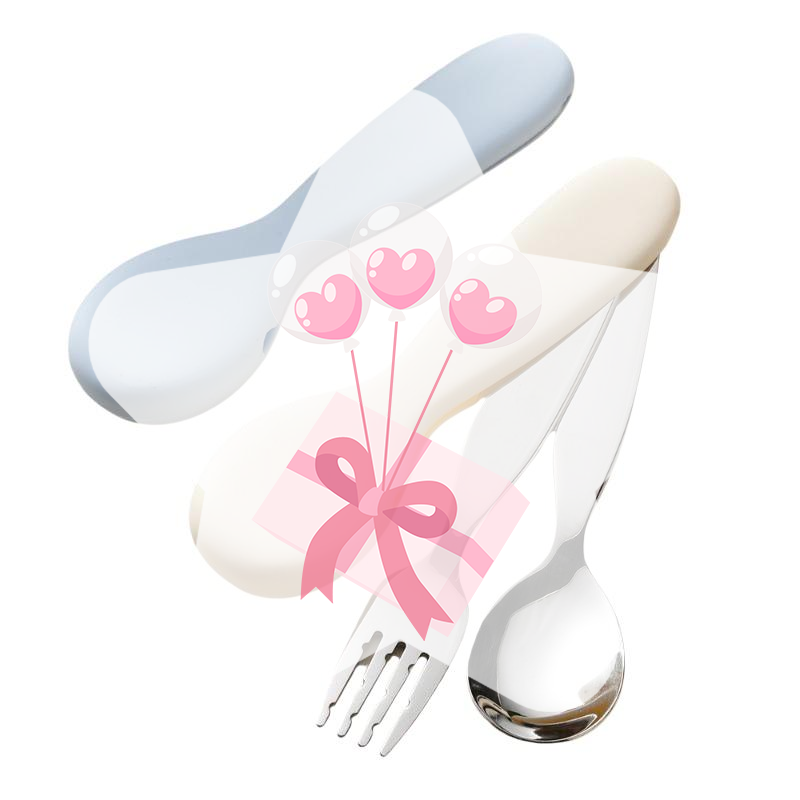 Self Feed Spoon - Set Sendok dan Garpu Anak dari
