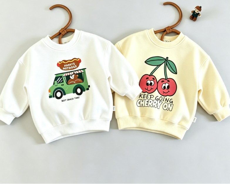 Baby Food Intake - Sweatshirt Crewneck Anak Kecil Motif Truk