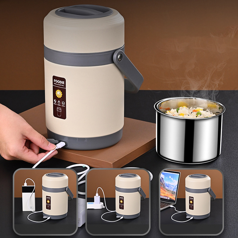 USB Elektrik Kotak Makan Siang - Baby Food Warmer Portable ulasan dan harga