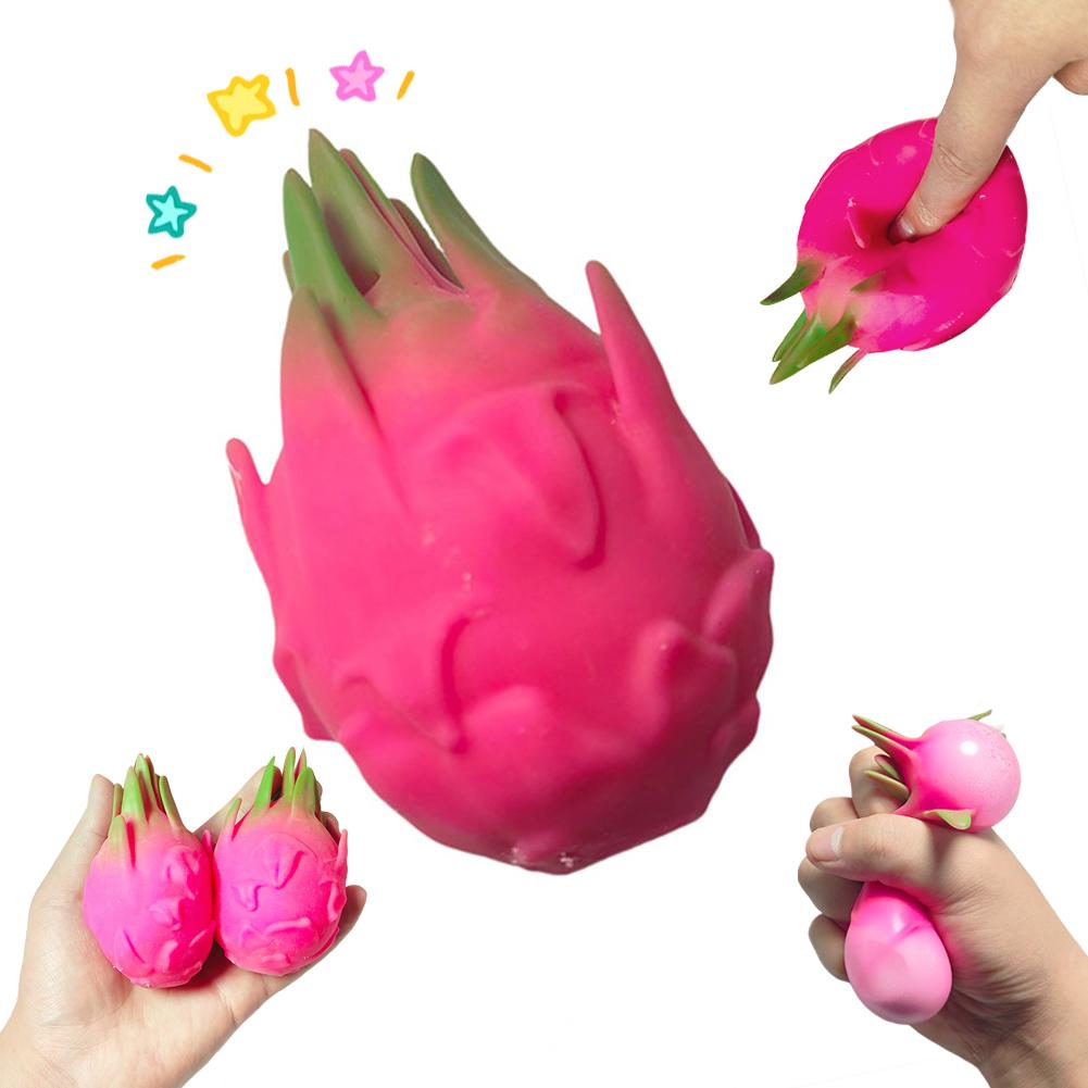 Bola Squish Buah Naga, Hadiah  - Baby Food Fruits ulasan dan harga
