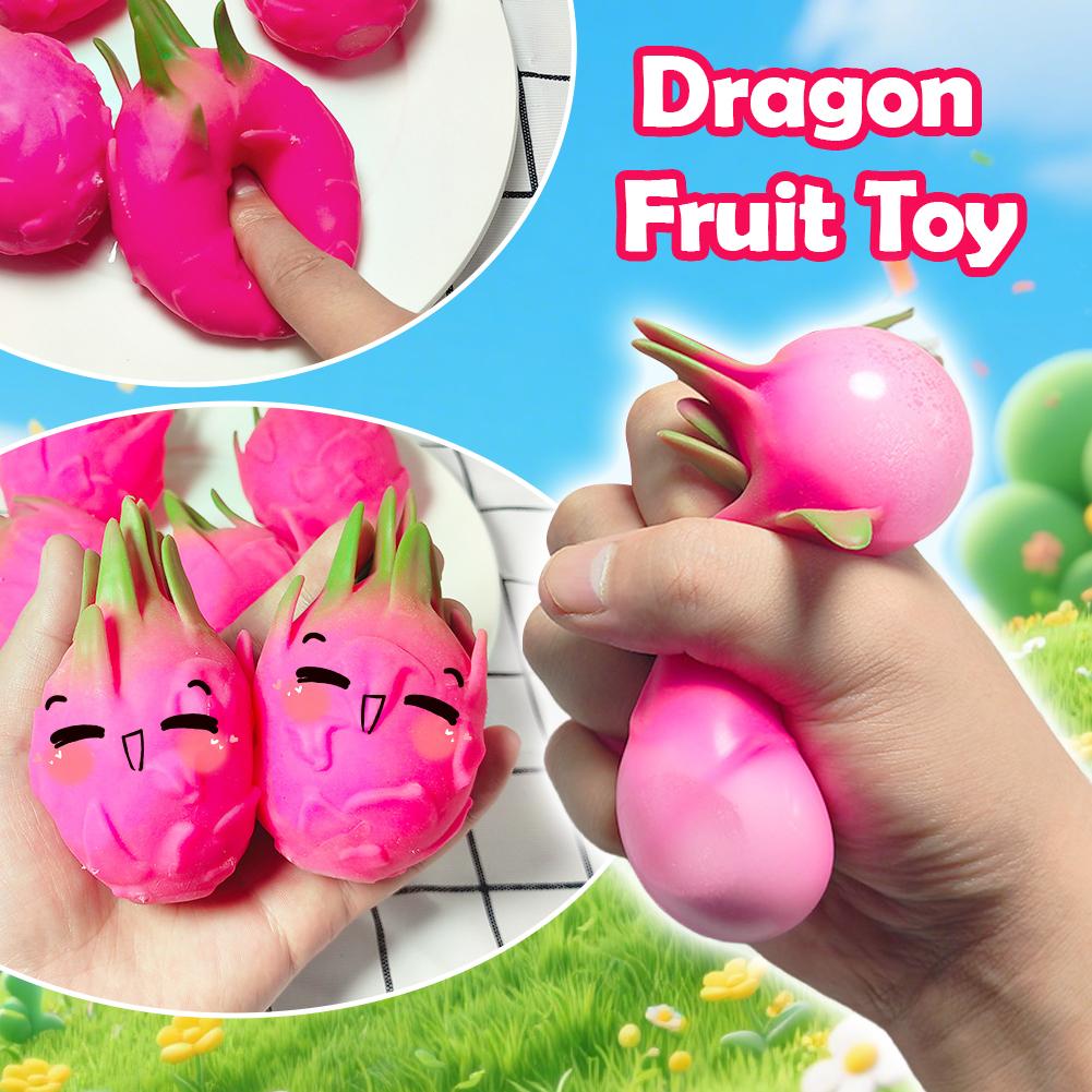 Bola Squish Buah Naga, Hadiah  - Baby Food Fruits ulasan dan harga