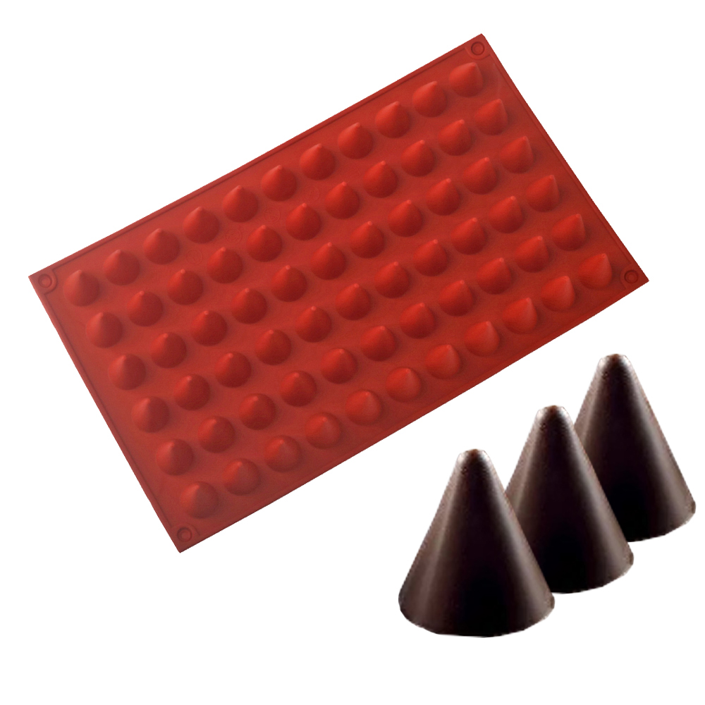 66-sel kerucut coklat cetakan  - Baby Kitchen Food ulasan dan harga