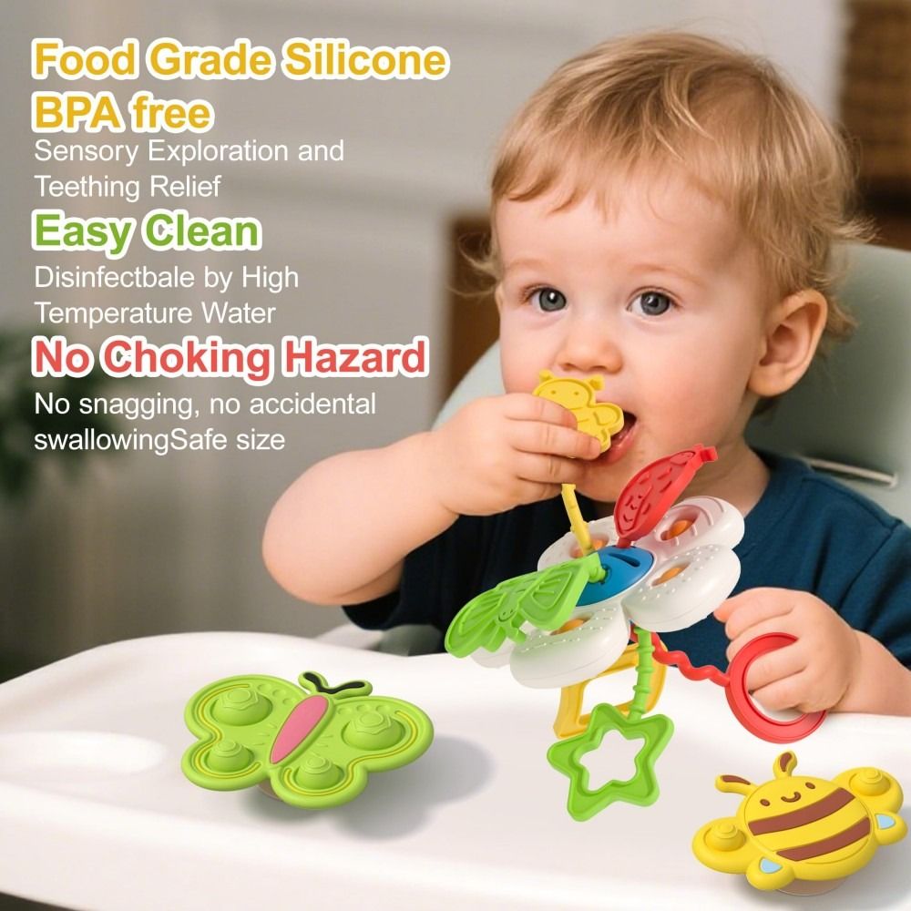 Mainan Sensorik Bayi Aman untu - Baby Food For 1 Year Old ulasan dan harga