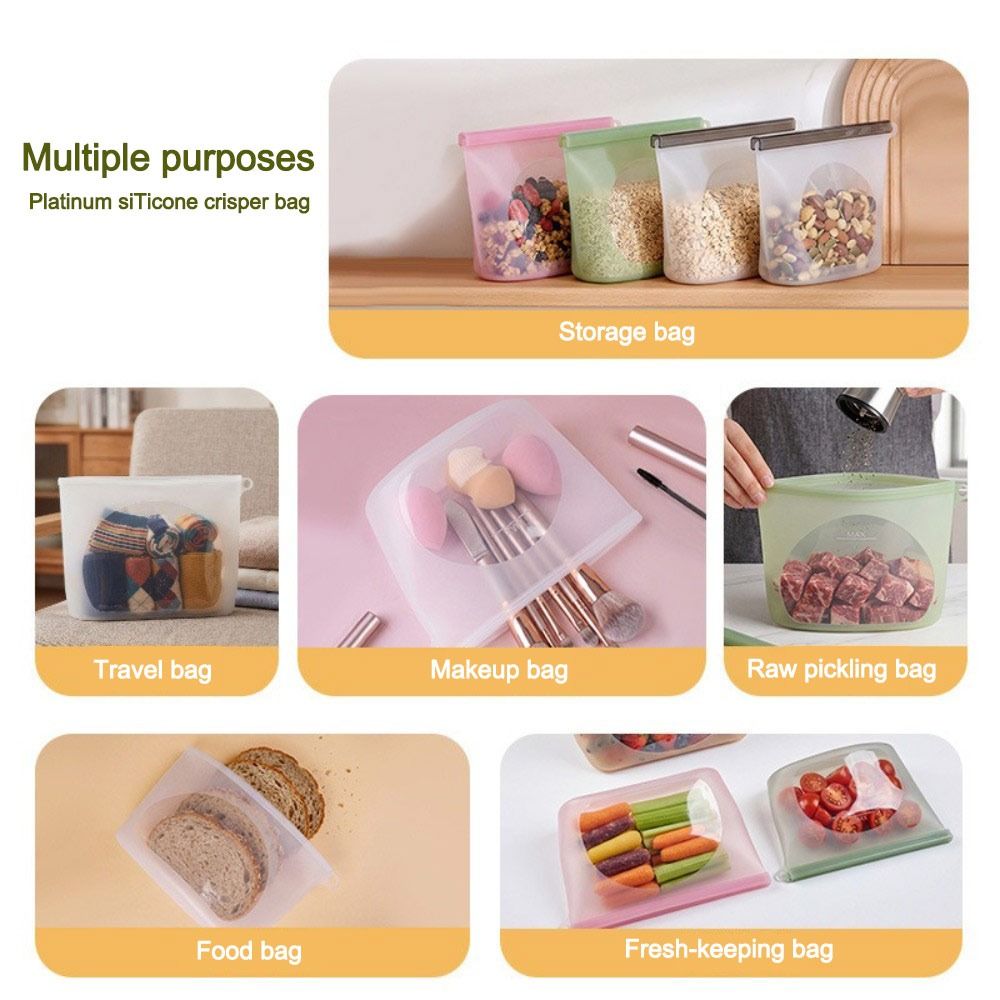 Kantong Penyimpanan Makanan Si - Food Pouch Reusable ulasan dan harga