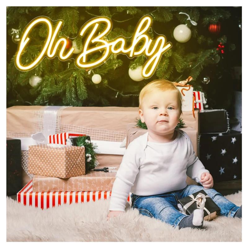 Oh Baby Neon Sign untuk Dekora - Baby Food Restaurant ulasan dan harga