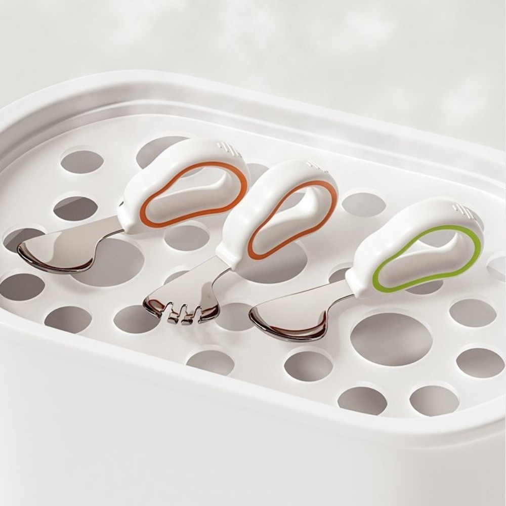 Set Garpu dan Sendok Bayi Sili - Self Feed Spoon ulasan dan harga