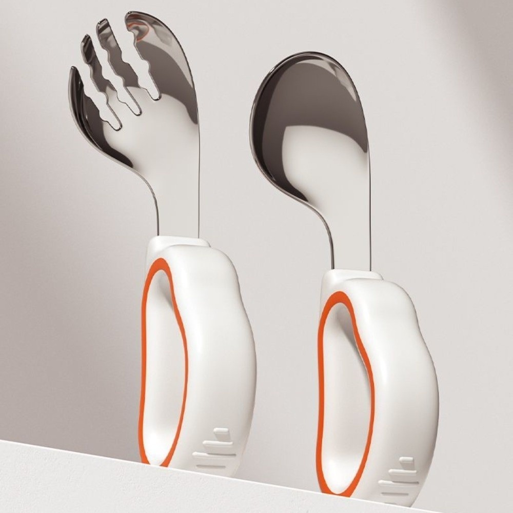 Set Garpu dan Sendok Bayi Sili - Self Feed Spoon ulasan dan harga