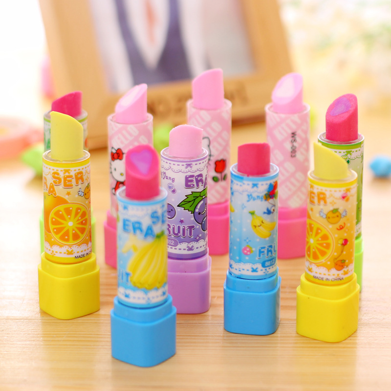 10 buah lipstik buah kartun be - Baby Food Fruits ulasan dan harga