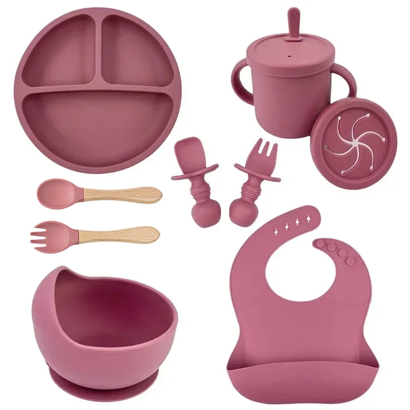 Silikon Food Grade, Set piring - Plate Suction Toddler ulasan dan harga
