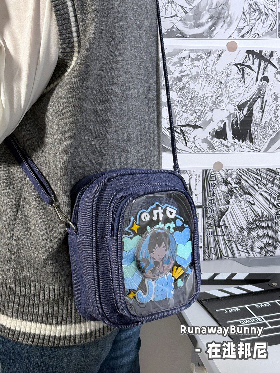 Tas Selempang Denim Jepang unt - Baby Food In Japan ulasan dan harga