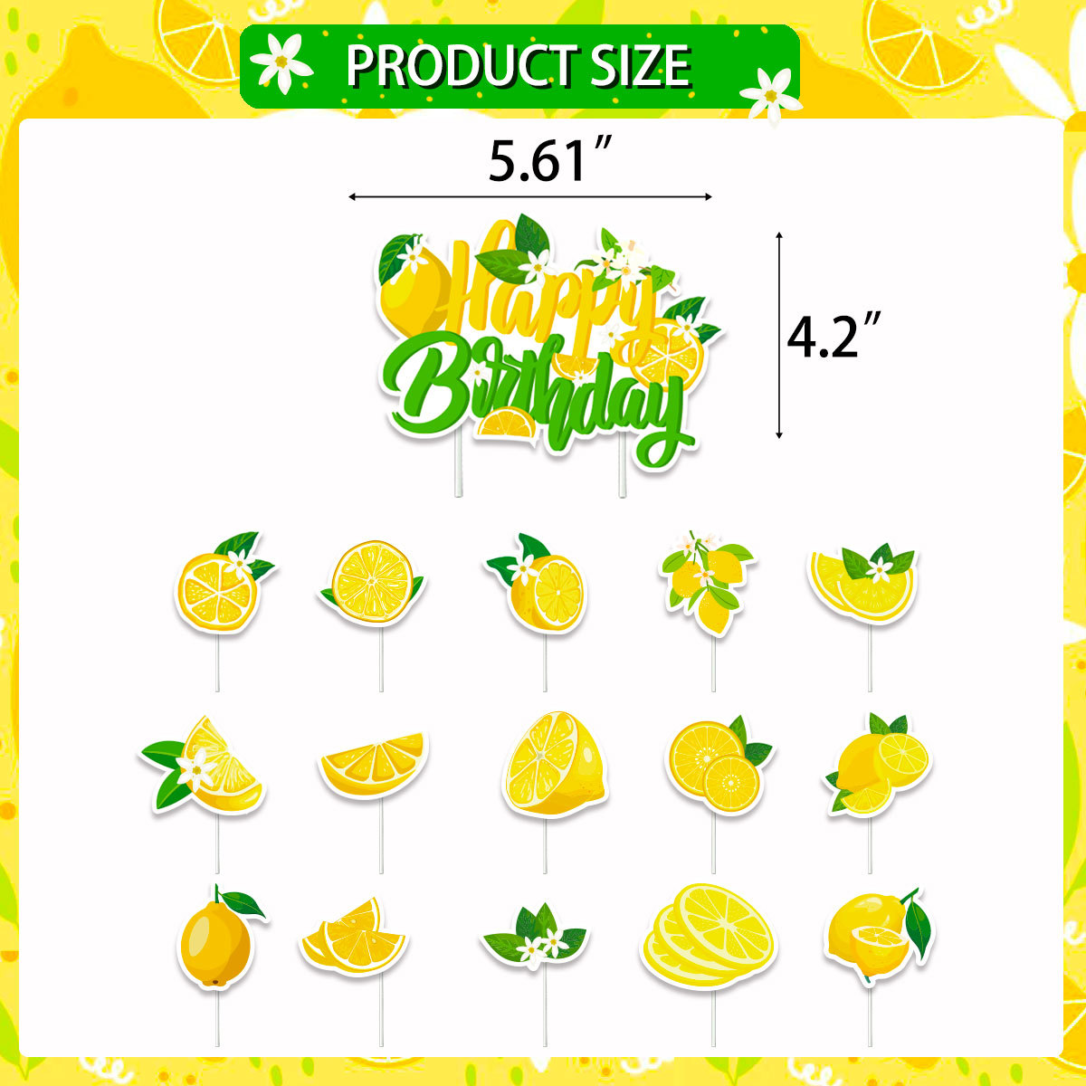 Hiasan Cupcake Lemon Dekorasi  - Baby Food Fruits ulasan dan harga