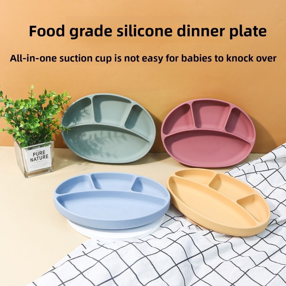 Piring Makan Bayi Anti Selip S - Plate Suction Toddler ulasan dan harga