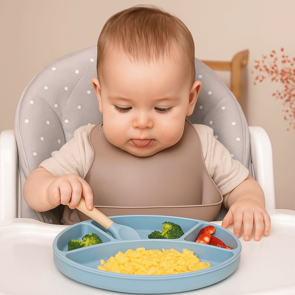 Piring Makan Bayi Anti Selip S - Plate Suction Toddler ulasan dan harga