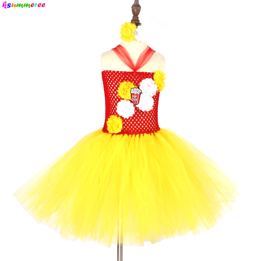 Gaun Tutu Gadis Popcorn Mewah, - Baby Food Intake ulasan dan harga