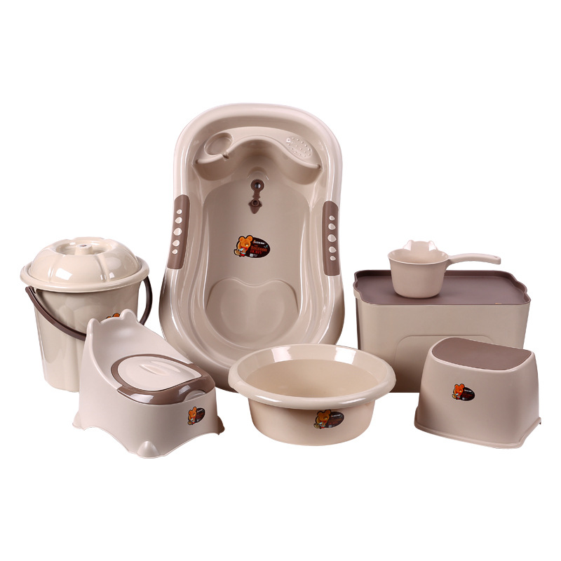 Set Bak Mandi Bayi 7-Piece den - Baby Food Warmer Portable ulasan dan harga