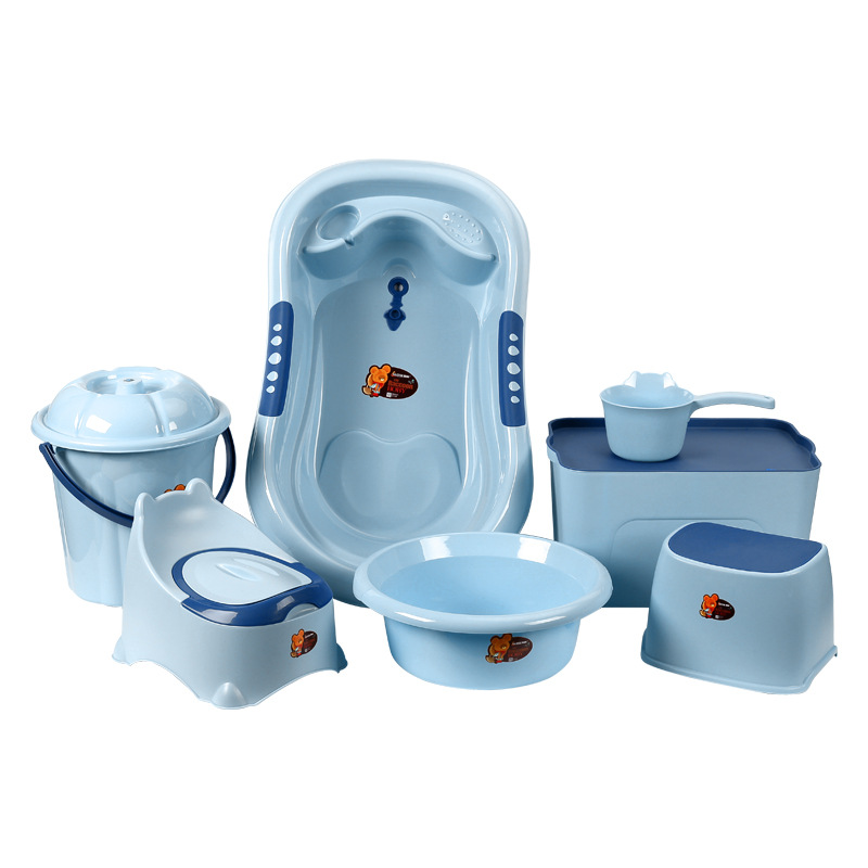 Set Bak Mandi Bayi 7-Piece den - Baby Food Warmer Portable ulasan dan harga