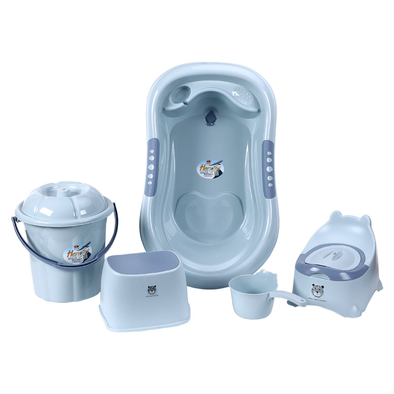 Set Bak Mandi Bayi 7-Piece den - Baby Food Warmer Portable ulasan dan harga