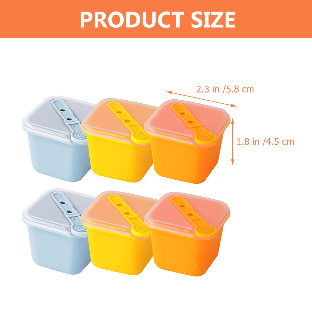 6Pcs Set Cetakan Es Batu Silik - Baby Food Restaurant ulasan dan harga