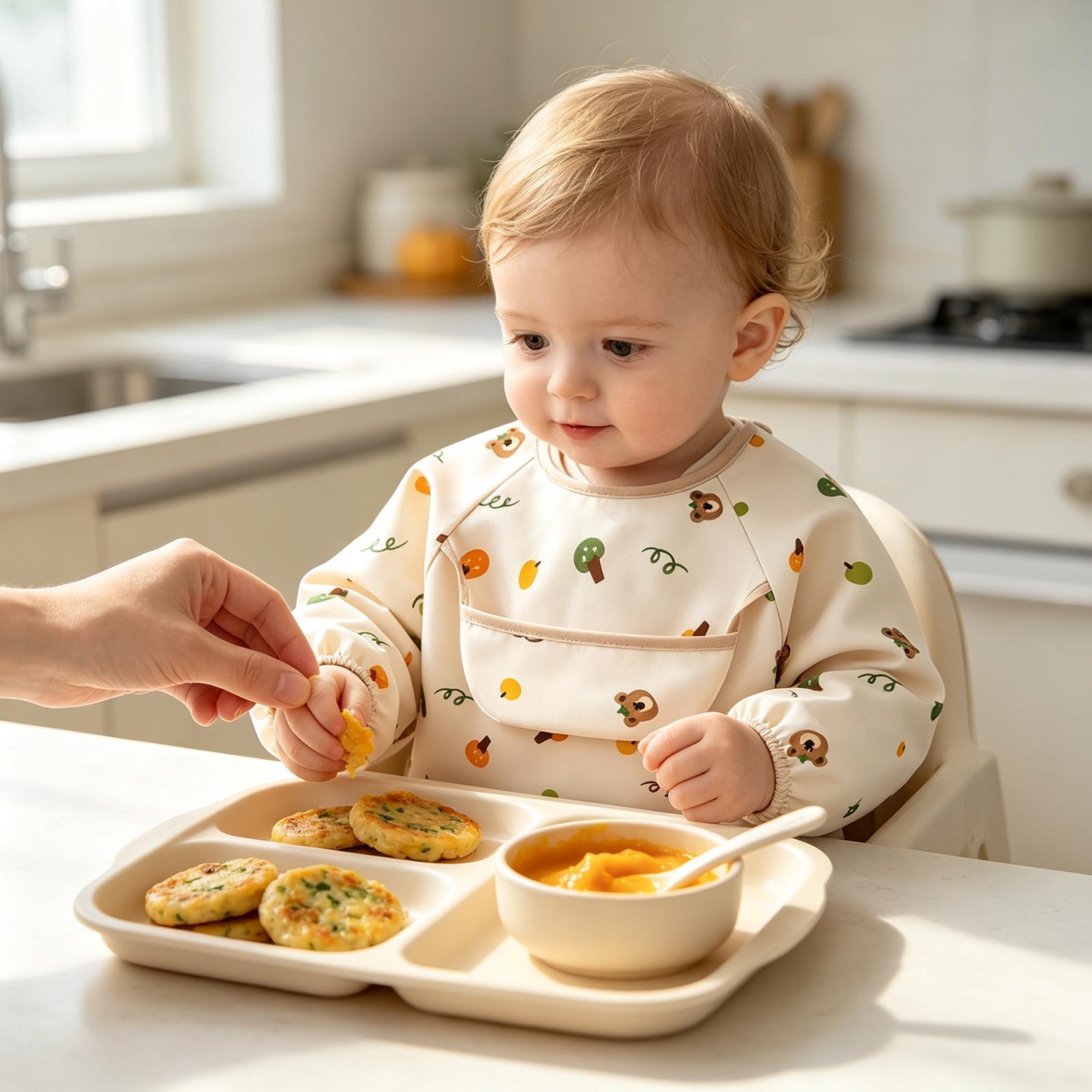 Celemek Anak Lembut Dapat Dise - Baby Food Restaurant ulasan dan harga