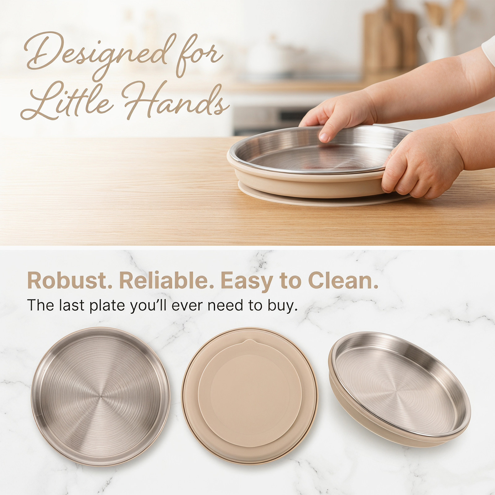Piring Makan Bayi Anti Selip d - Plate Suction Toddler ulasan dan harga