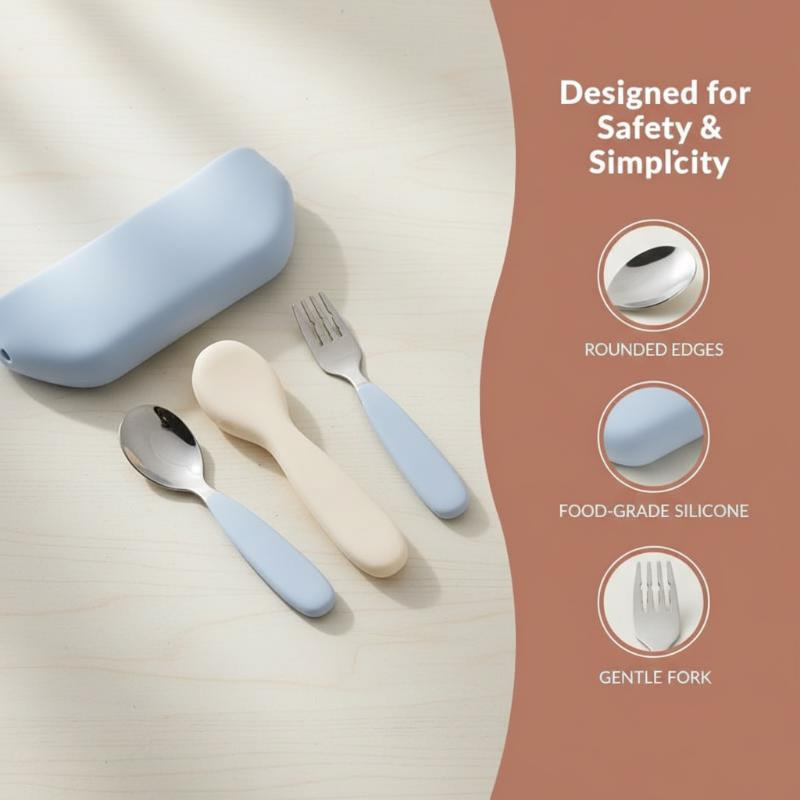 Set Sendok dan Garpu Anak dari - Self Feed Spoon ulasan dan harga
