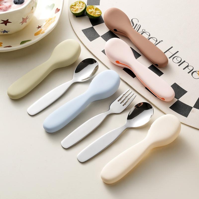 Set Sendok dan Garpu Anak dari - Self Feed Spoon ulasan dan harga