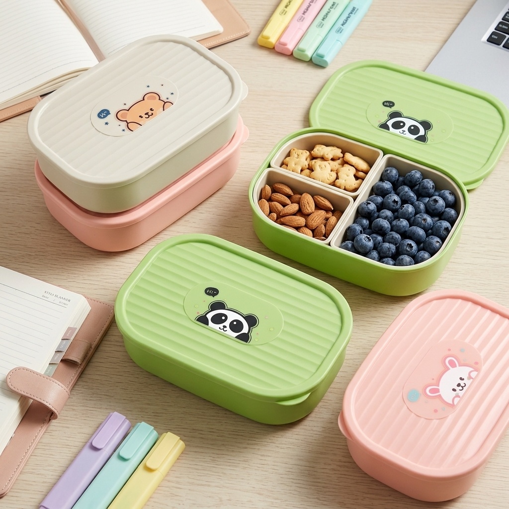 Kotak Makan Plastik Lucu Berse - Baby Food Fruits ulasan dan harga