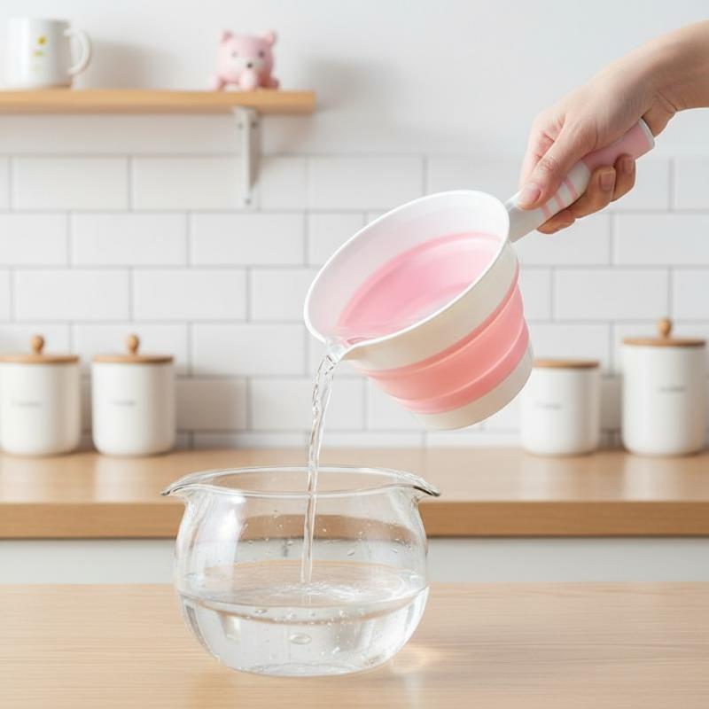 Sendok Air Silikon Lipat, Pega - Baby Kitchen Food ulasan dan harga